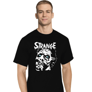 Shirts T-Shirts, Tall / Large / Black Something Strange