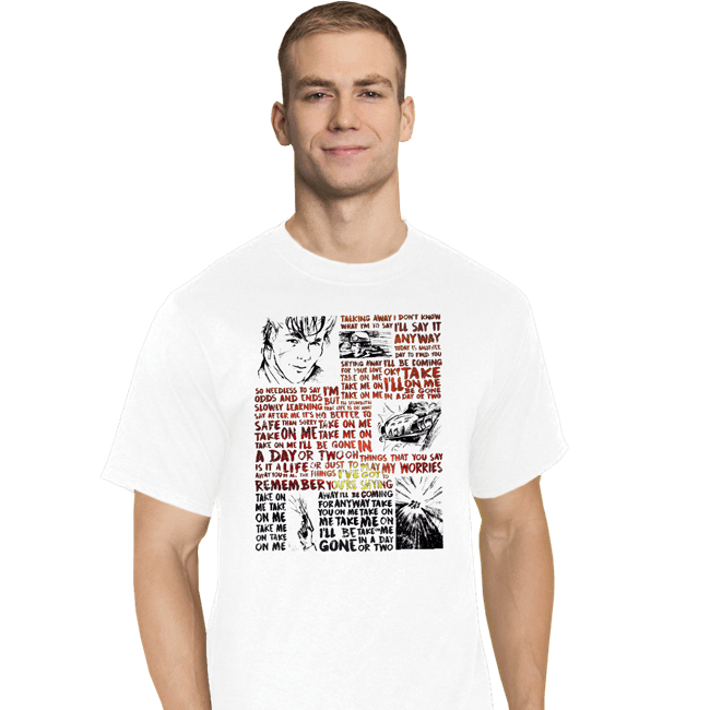 Shirts T-Shirts, Tall / Large / White Take On Me