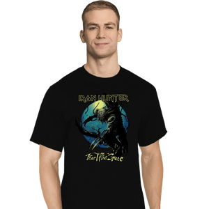 Daily_Deal_Shirts T-Shirts, Tall / Large / Black The Iron Hunter