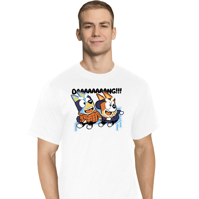 Daily_Deal_Shirts T-Shirts, Tall / Large / White Bluey Friday