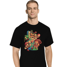 Load image into Gallery viewer, Daily_Deal_Shirts T-Shirts, Tall / Large / Black Plumber Game
