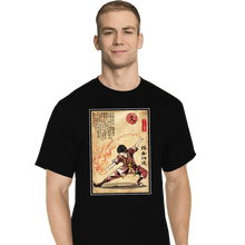 Load image into Gallery viewer, Daily_Deal_Shirts T-Shirts, Tall / Large / Black Fire Nation Master Woodblock
