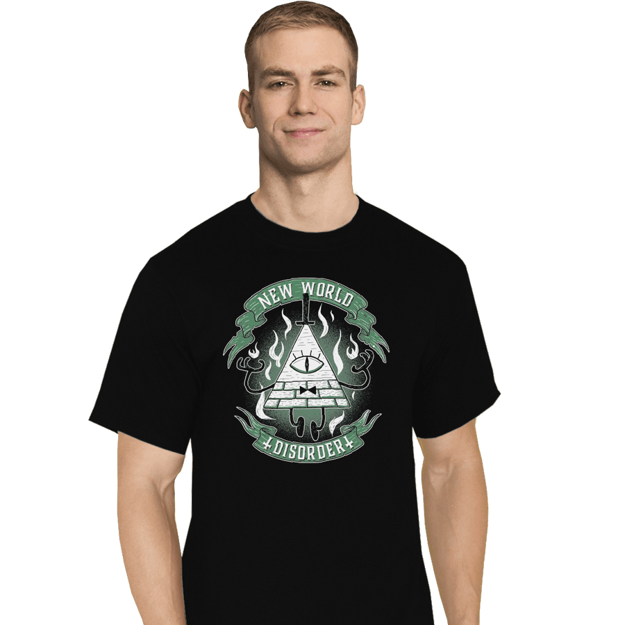 Shirts T-Shirts, Tall / Large / Black New World Disorder
