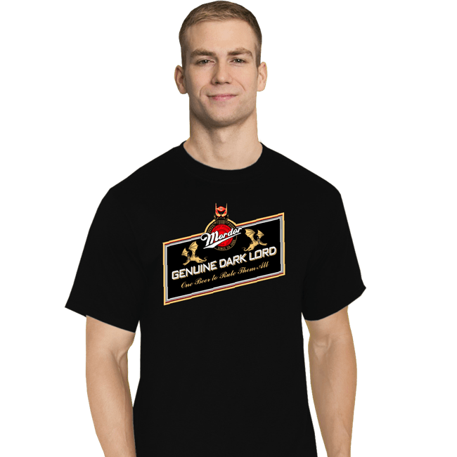 Daily_Deal_Shirts T-Shirts, Tall / Large / Black One Beer To Rule Them All