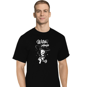 Shirts T-Shirts, Tall / Large / Black Witch Please