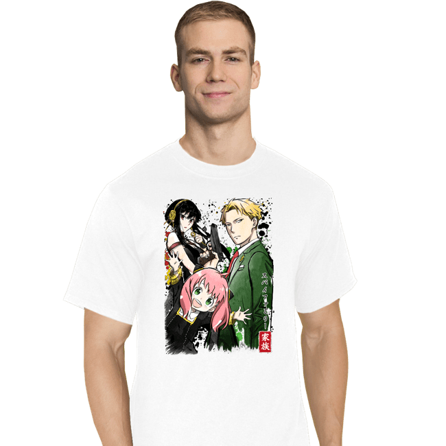 Daily_Deal_Shirts T-Shirts, Tall / Large / White Forger Family Watercolor