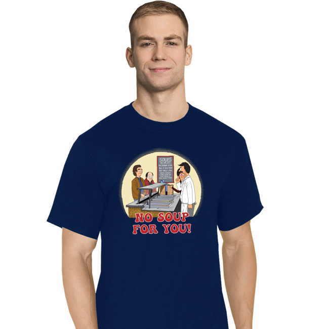 Daily_Deal_Shirts T-Shirts, Tall / Large / Navy Seinfeld's Soup