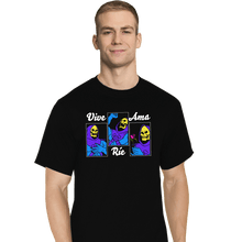 Load image into Gallery viewer, Shirts T-Shirts, Tall / Large / Black Live Laugh Love - Español
