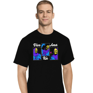 Shirts T-Shirts, Tall / Large / Black Live Laugh Love - Español