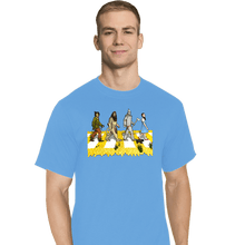 Load image into Gallery viewer, Daily_Deal_Shirts T-Shirts, Tall / Large / Royal Blue Yellow Brick Crossing
