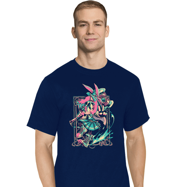 Daily_Deal_Shirts T-Shirts, Tall / Large / Navy The Star!