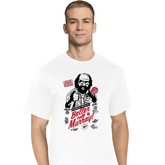 Secret_Shirts T-Shirts, Tall / Large / White Better Call Murray