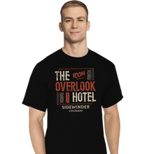 Load image into Gallery viewer, Shirts T-Shirts, Tall / Large / Black Sidewinder Colorado Hotel
