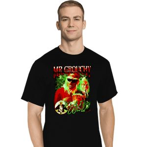 Shirts T-Shirts, Tall / Large / Black Mr Grouchy x CoDdesigns Dirty World