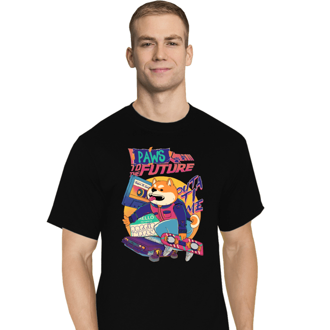 Daily_Deal_Shirts T-Shirts, Tall / Large / Black Doggie McFly