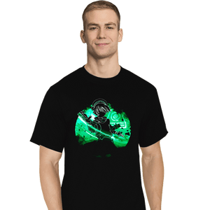 Daily_Deal_Shirts T-Shirts, Tall / Large / Black Earth Bender Orb