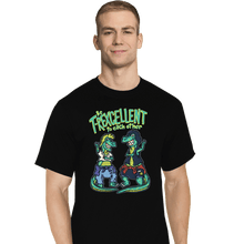 Load image into Gallery viewer, Daily_Deal_Shirts T-Shirts, Tall / Large / Black T-Rexcellent
