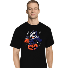 Load image into Gallery viewer, Shirts T-Shirts, Tall / Large / Black Felix The Cat
