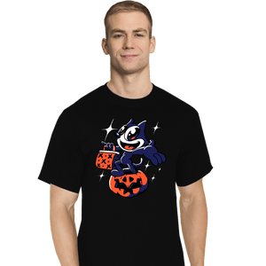 Shirts T-Shirts, Tall / Large / Black Felix The Cat