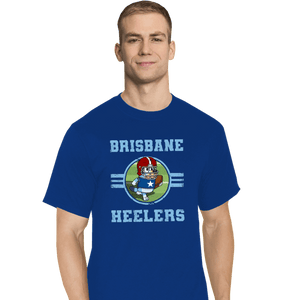 Daily_Deal_Shirts T-Shirts, Tall / Large / Royal Blue Brisbane Heelers