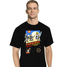 Load image into Gallery viewer, Daily_Deal_Shirts T-Shirts, Tall / Large / Black 8 Bit Farm Boy
