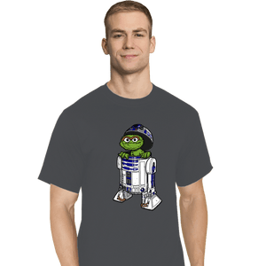Daily_Deal_Shirts T-Shirts, Tall / Large / Charcoal Grouch2-D2