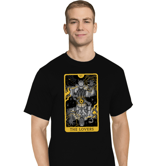 Secret_Shirts T-Shirts, Tall / Large / Black The Lovers Tarot