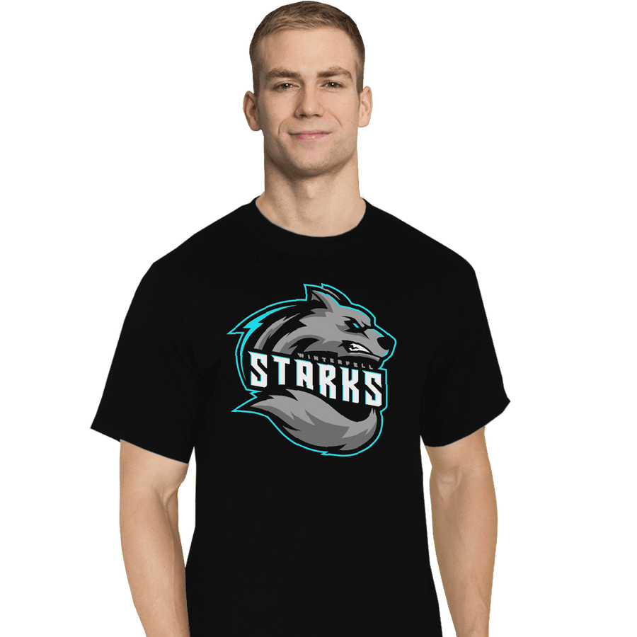 Shirts T-Shirts, Tall / Large / Black Winterfell Starks