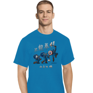 Secret_Shirts T-Shirts, Tall / Large / Royal Blue Captain Shoryuken