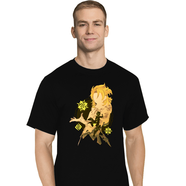 Daily_Deal_Shirts T-Shirts, Tall / Large / Black Kreideprinz Albedo