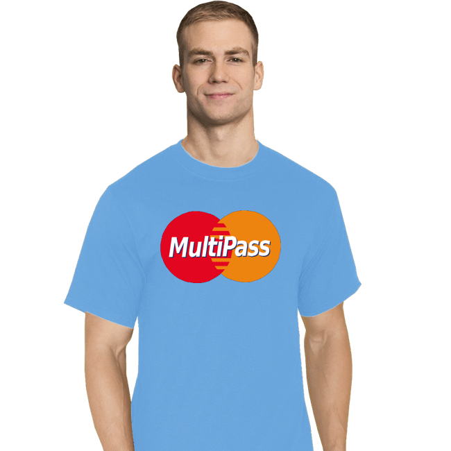Daily_Deal_Shirts T-Shirts, Tall / Large / Royal Blue Multipass Card