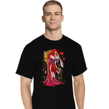Load image into Gallery viewer, Daily_Deal_Shirts T-Shirts, Tall / Large / Black Animated Kiss
