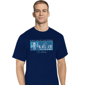 Shirts T-Shirts, Tall / Large / Navy Frasier Talk Show