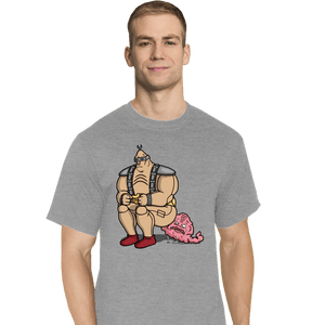 Secret_Shirts T-Shirts, Tall / Large / Sports Grey Suprise Villain