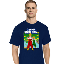 Load image into Gallery viewer, Secret_Shirts T-Shirts, Tall / Large / Navy Super S Bros
