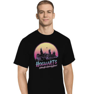 Shirts T-Shirts, Tall / Large / Black Old School Of Magic