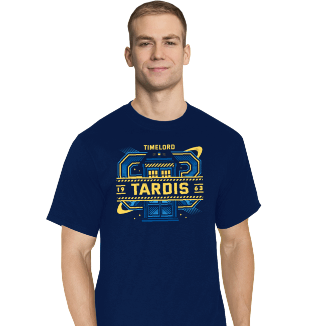 Shirts T-Shirts, Tall / Large / Navy The Space Phone Box