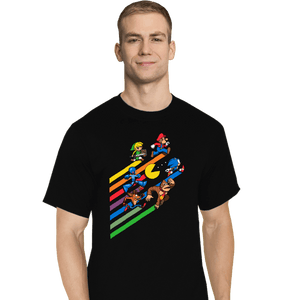 Daily_Deal_Shirts T-Shirts, Tall / Large / Black High Score Streak
