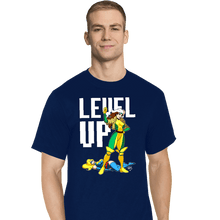 Load image into Gallery viewer, Secret_Shirts T-Shirts, Tall / Large / Navy Rogue Levels Up
