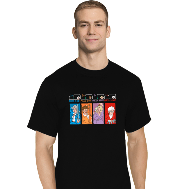 Daily_Deal_Shirts T-Shirts, Tall / Large / Black Golden Ninjas