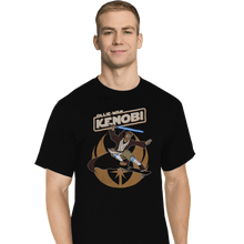 Load image into Gallery viewer, Daily_Deal_Shirts T-Shirts, Tall / Large / Black Ollie-Wan Kenobi
