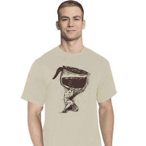 Daily_Deal_Shirts T-Shirts, Tall / Large / White Coffee Atlas