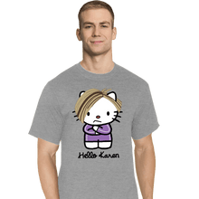 Load image into Gallery viewer, Secret_Shirts T-Shirts, Tall / Large / Sports Grey Karen Kitty
