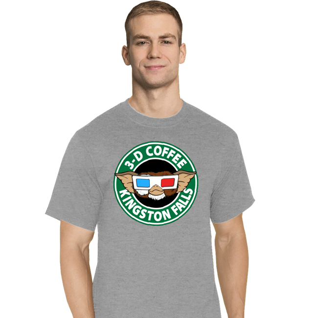 Secret_Shirts T-Shirts, Tall / Large / Sports Grey Kingston Falls 3D Coffee
