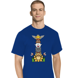 Secret_Shirts T-Shirts, Tall / Large / Royal Blue Totem Of Terror