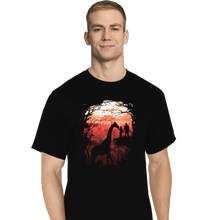 Load image into Gallery viewer, Daily_Deal_Shirts T-Shirts, Tall / Large / Black The Last Sunset
