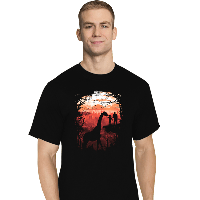 Daily_Deal_Shirts T-Shirts, Tall / Large / Black The Last Sunset