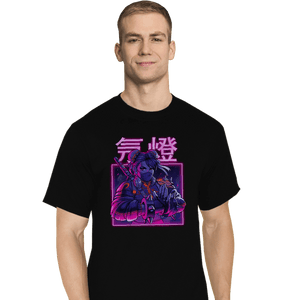 Shirts T-Shirts, Tall / Large / Black Neon Spring