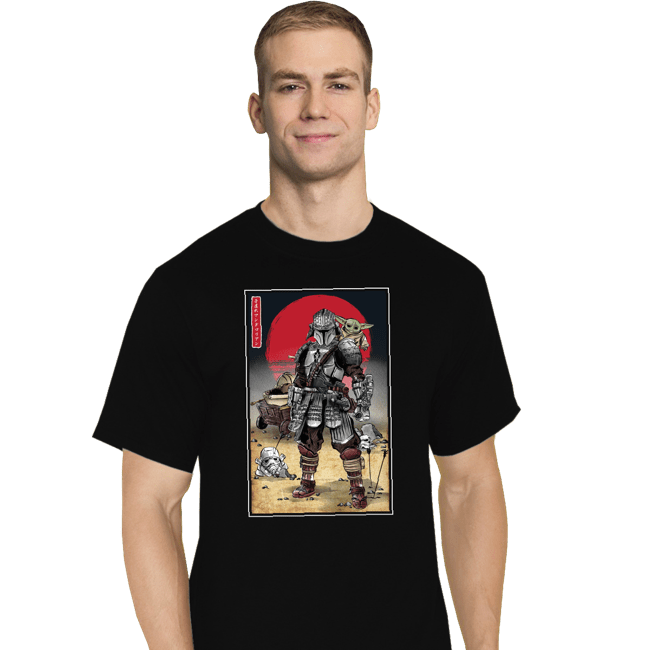 Secret_Shirts T-Shirts, Tall / Large / Black Lone Ronin And Cub.