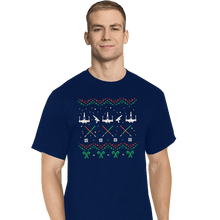 Load image into Gallery viewer, Secret_Shirts T-Shirts, Tall / Large / Navy A Rogue Christmas

